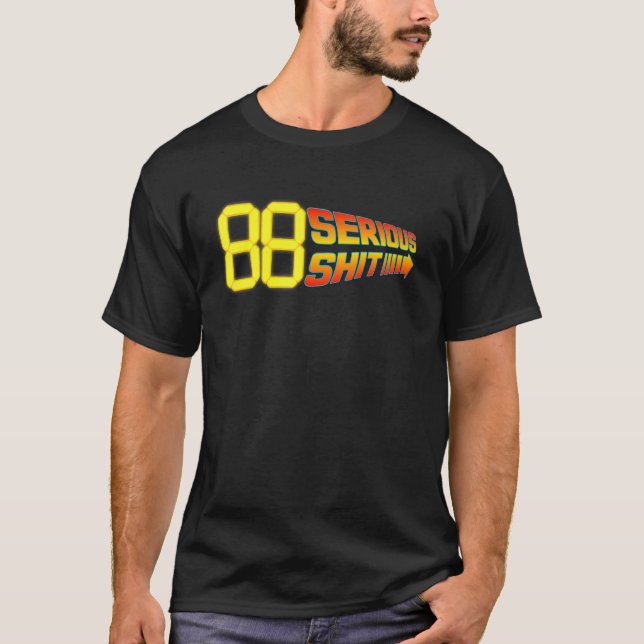 Camiseta Diseño BTTF de 100 km por hora (Anverso)