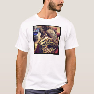 Camiseta Diseño burmese de la foto del pitón del bebé de