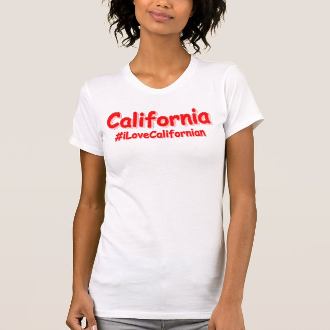 Camiseta Diseño "California". Comprar ahora (Anverso)