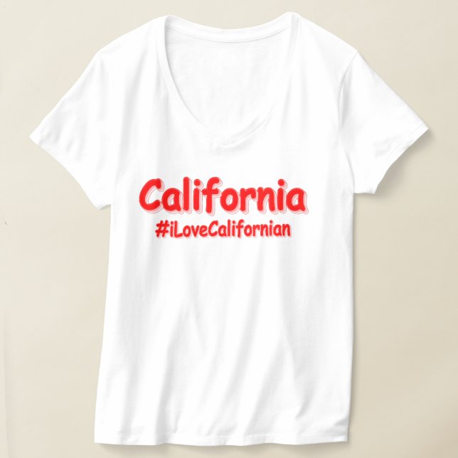 Camiseta Diseño "California". Comprar ahora (Distribución )