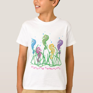 Camiseta Diseño caprichoso de los Seahorses del baile