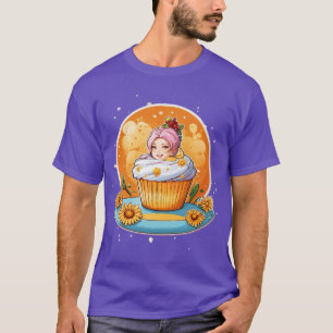 Camiseta Diseño caprichoso y caprichoso Lady Pegatina camis