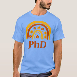 Camiseta Diseño casual del arcoiris de Phd boho