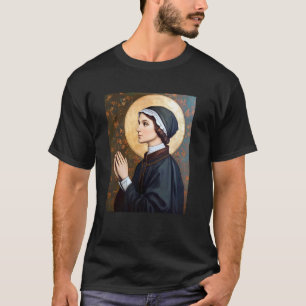 Camiseta Diseño católico cristiano de Santa Isabel Seton W