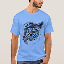 Camiseta Diseño celta con Wreath & Ravens