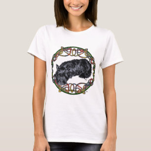 Camiseta Diseño Celta de Terrier Escocés
