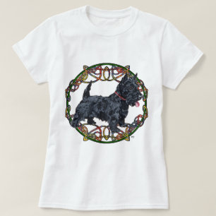 Camiseta Diseño Celta de Terrier Escocés
