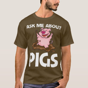 Camiseta Diseño Cerdo Gracioso Para Hombres Hombres Mujeres