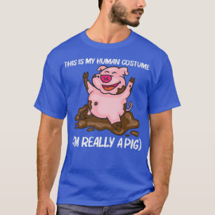 Camiseta Diseño Cerdo Gracioso Para Hombres Hombres Mujeres