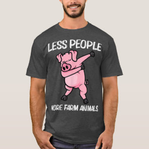Camiseta Diseño Cerdo Gracioso Para Hombres Mujeres Cerdo H