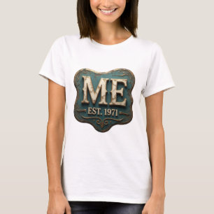 Camiseta Diseño Chic Gold ME EST 1971