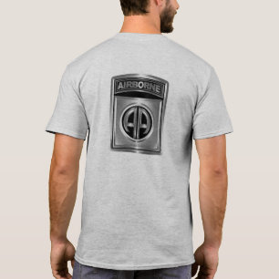 Camiseta Diseño Chrome Impresionante de la 82ª División Aer