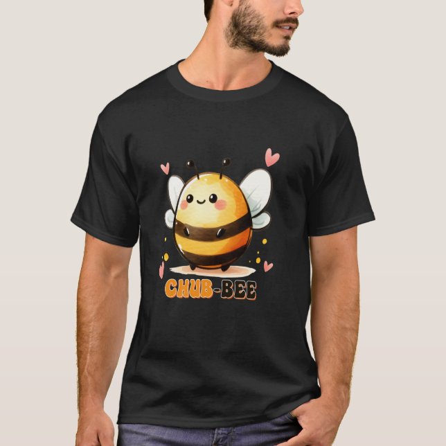 Camiseta Diseño Chub-Bee de broma de papá divertidísimo (Anverso)
