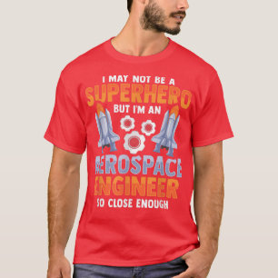 Camiseta Diseño científico de cohetes para un ingeniero aer