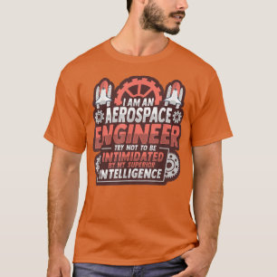 Camiseta Diseño científico de cohetes para un ingeniero aer