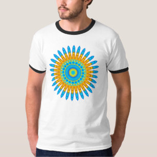 Camiseta Diseño Círculo de arte de Mandala geométrica 48256