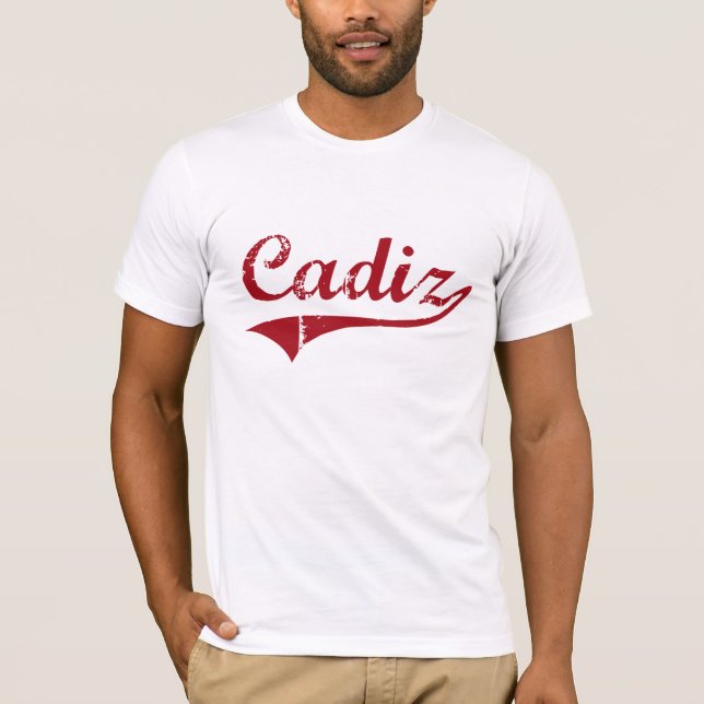 Camiseta Diseño clásico de Cádiz Ohio (Anverso)