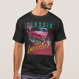 Camiseta Diseño clásico de coche Guay Vintage Smasher de 19