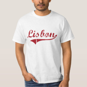 Camiseta Diseño clásico de Lisboa Ohio