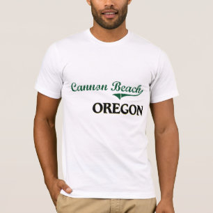 Camiseta Diseño clásico de Oregon de la playa del cañón