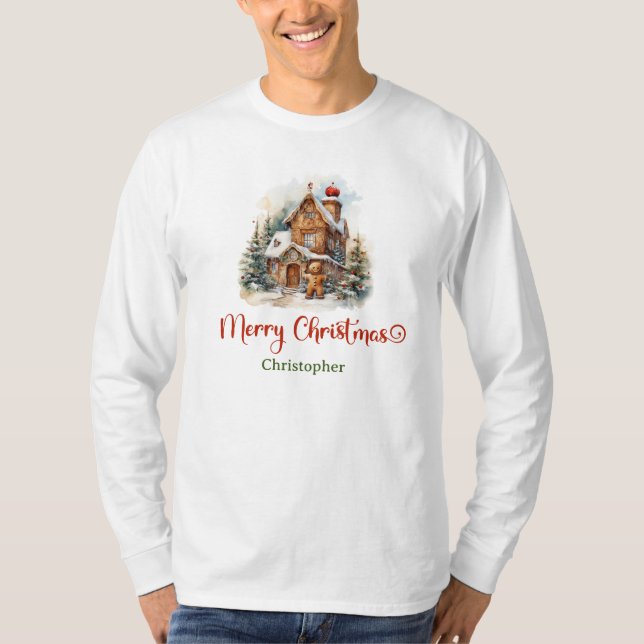 Camiseta Diseño clásico de warmish con casa de jengibre (Anverso)