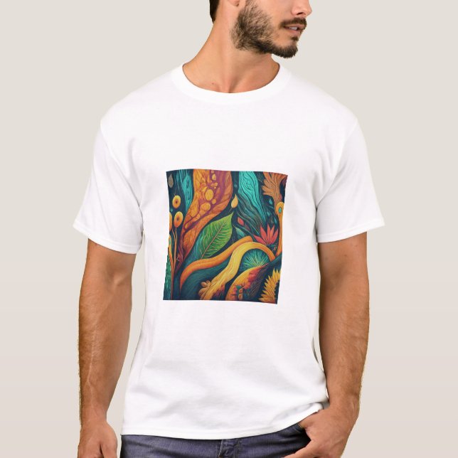 Camiseta Diseño colorido (Anverso)
