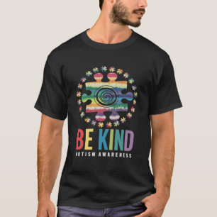 Camiseta Diseño colorido de conciencia sobre el autismo