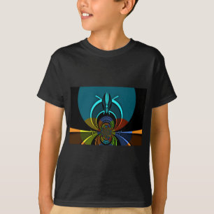 Camiseta Diseño colorido del Escudo Masái