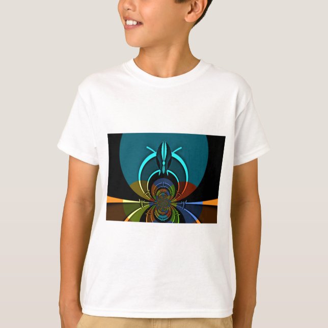 Camiseta Diseño colorido del Escudo Masái (Anverso)