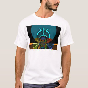 Camiseta Diseño colorido del Escudo Masái