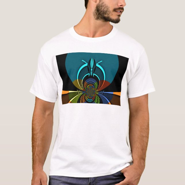 Camiseta Diseño colorido del Escudo Masái (Anverso)