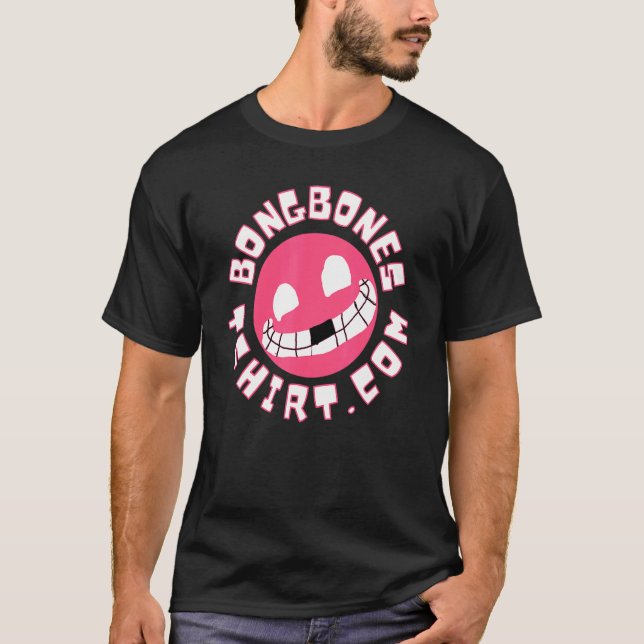 Camiseta Diseño Com Huesos de Bong (Anverso)
