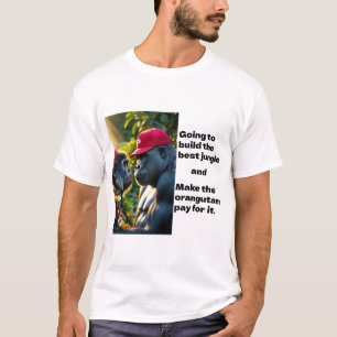 Camiseta Diseño cómico de Trump
