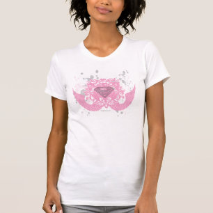 Camiseta Diseño con alas rosa de Supergirl