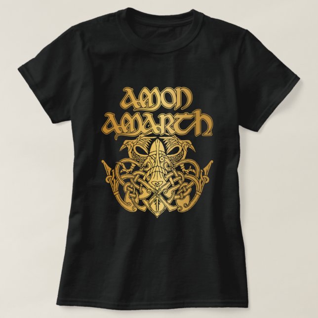 Camiseta Diseño con estilo American Tour Amon Amarth Fan (Diseño del anverso)