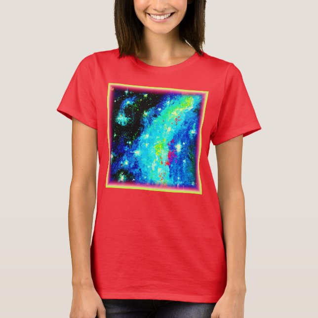 Camiseta Diseño cósmico nebuloso y espacial. ¡Hazte con una (Anverso)