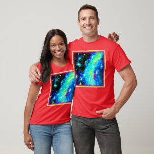 Camiseta Diseño cósmico nebuloso y espacial. ¡Hazte con una