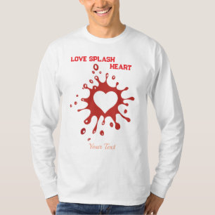 Camiseta Diseño Creativo de Expresión de Amor – Arte de Sal
