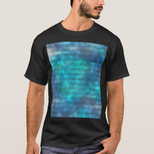 Camiseta Diseño creativo de fondo azul abstracto.