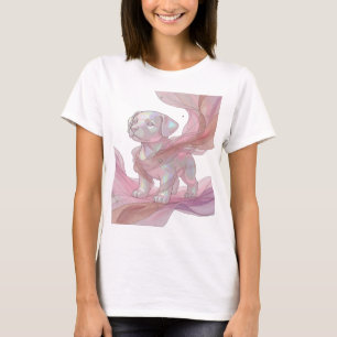 Camiseta Diseño Crisp Silver BABY PUPPY IN SPACE