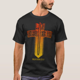 Camiseta Diseño Cristiano Phi Rho Hierro Afila Hierro