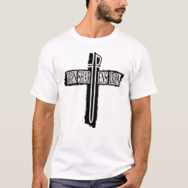 Camiseta Diseño Cristiano Phi Rho Hierro Afila Hierro