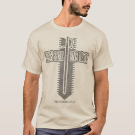 Camiseta Diseño Cristiano Phi Rho Hierro Afila Hierro