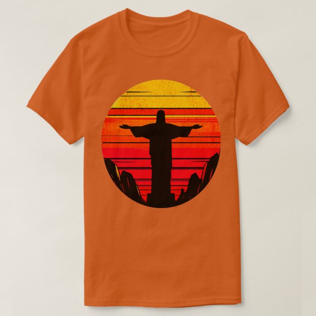 Camiseta Diseño Cristo Redentor Río de Janeiro (Diseño del anverso)