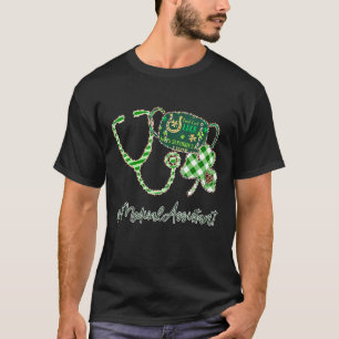 Camiseta Diseño curado de Día de San Valentín auxiliar médi