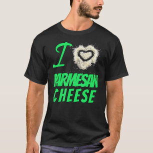 Camiseta Diseño cursi me encanta el queso parmesano