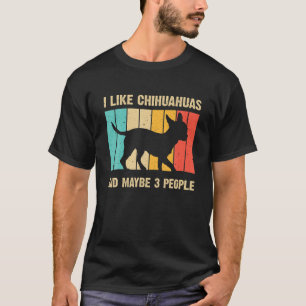 Camiseta Diseño Cute Chihuahua Para Mujeres Niños Hombres M