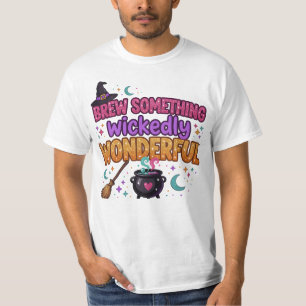 Camiseta Diseño Cute Glitter de Halloween