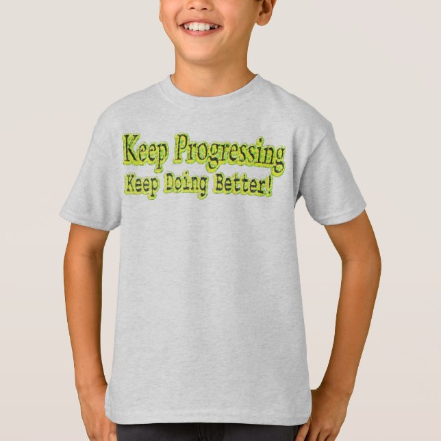 Camiseta Diseño Cuto Acerca De "Seguir Avanzando". Comprar  (Anverso)