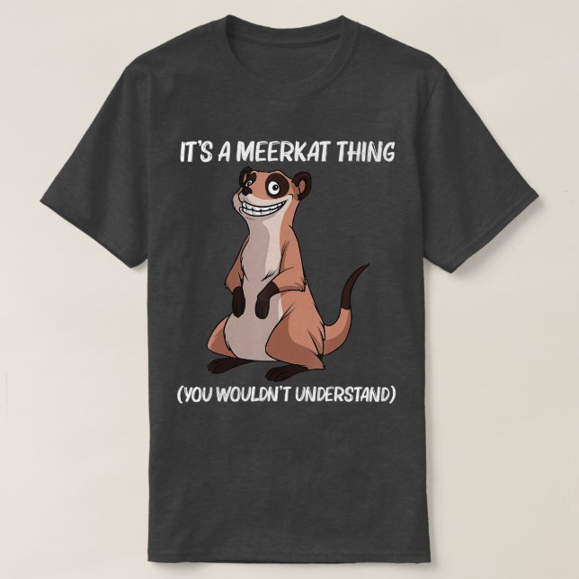 Camiseta Diseño Cuto De Meerkat Para Hombres Mujeres Meerka (Diseño del anverso)
